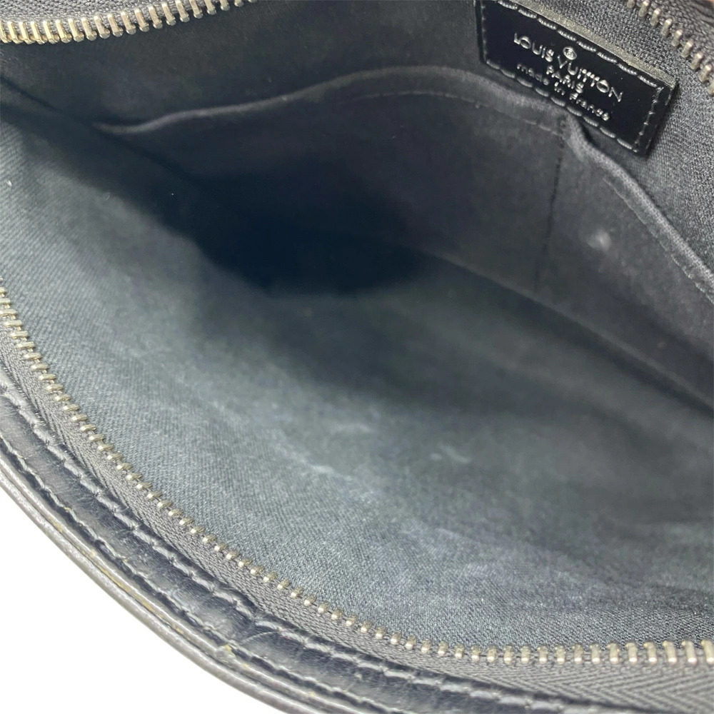 LOUIS VUITTON Thomas Damier Graphite Black Shoulder Bag Leather Black Crossbody - Picture 11 of 11